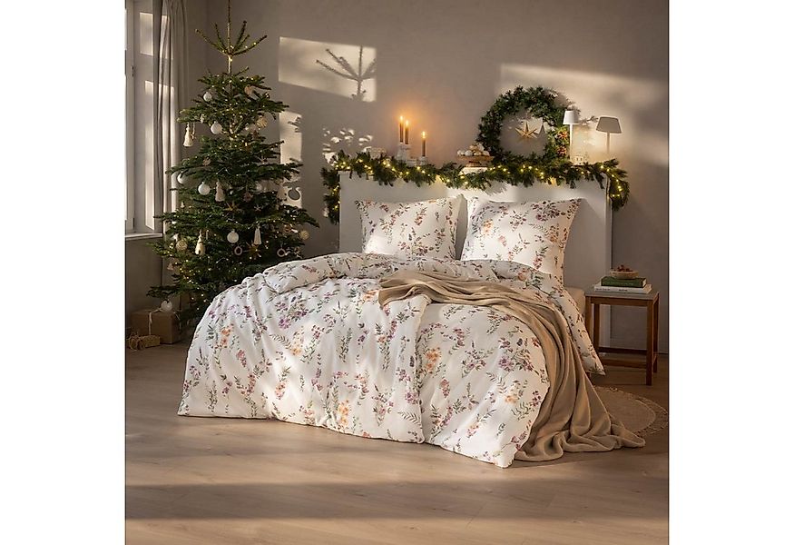 Estella Bettwäsche Estella Kuschel Flanell Bettwäsche 155x220 Millefleur Bl günstig online kaufen