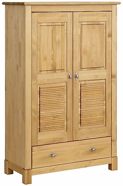 Home affaire Wäscheschrank "Rauna", (B/H/T ca. 96/155/38 cm), aus massiver günstig online kaufen