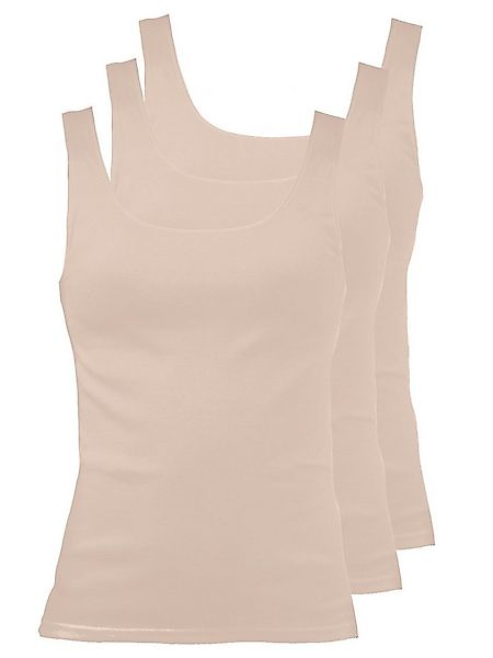 Pompadour Achselhemd 3er Pack Damen Achselhemd Cotton light (Packung, 3-St) günstig online kaufen