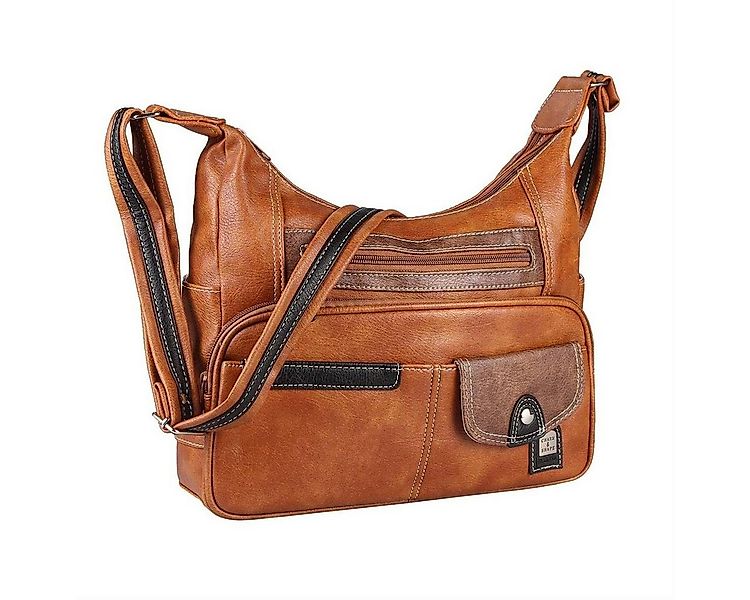 ITALYSHOP24 Schultertasche Damen Tasche CrossBody Schultertasche CrossOver günstig online kaufen