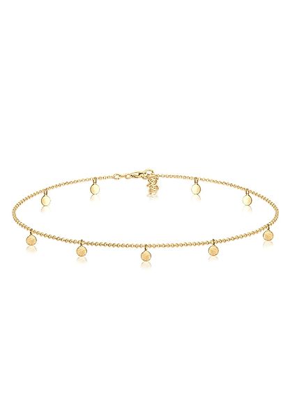 Elli Collier Choker Plättchen Coins Matt günstig online kaufen