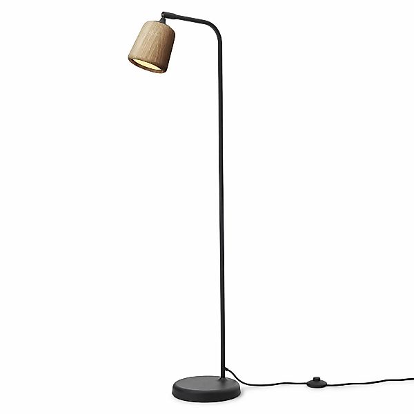 New Works Stehlampe Material, holzfarben, Eiche, Höhe 125 cm günstig online kaufen