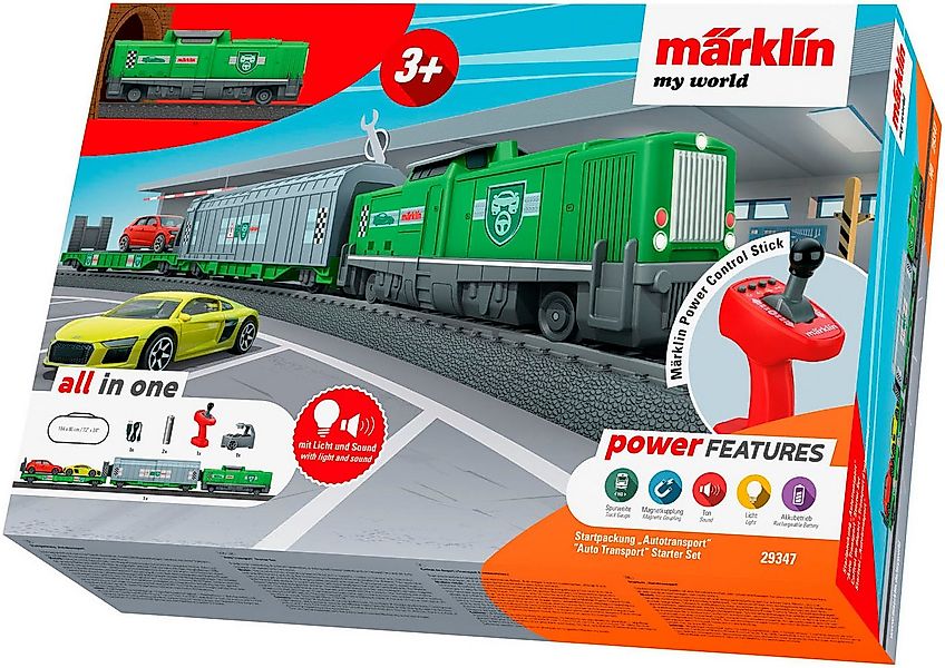 Märklin Spielzeugeisenbahn-Set Märklin my world - Startpackung Autotranspor günstig online kaufen