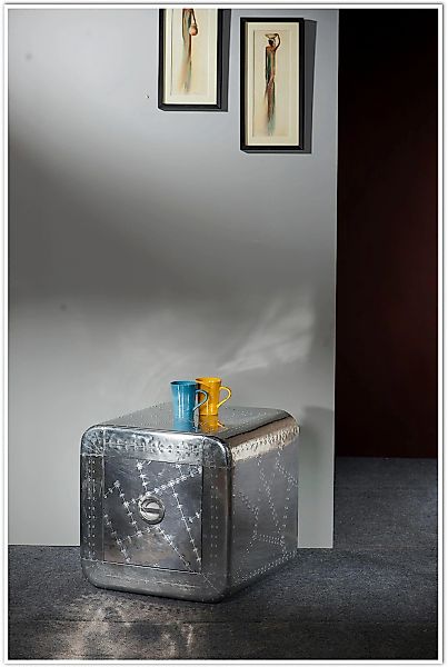 SIT Nachttisch "Nachtkommode Mango + MDF mit Alu‑Beschlägen & Zierschrauben günstig online kaufen