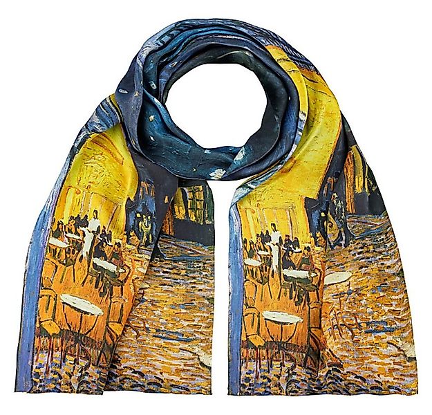 von Lilienfeld Seidenschal Schal 100% Seide Vincent van Gogh: Nachtcafé 172 günstig online kaufen
