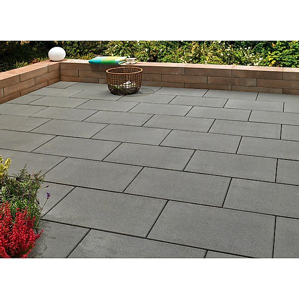 Kann Terrassenplatte Casavera Dunkelgrau Kugelgestrahlt 60 cm x 40 cm x 3,6 günstig online kaufen