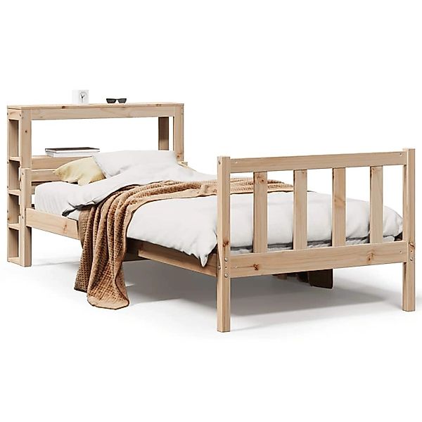 vidaXL Massivholzbett ohne Matratze 90x190 cm Kiefer 3305890 günstig online kaufen