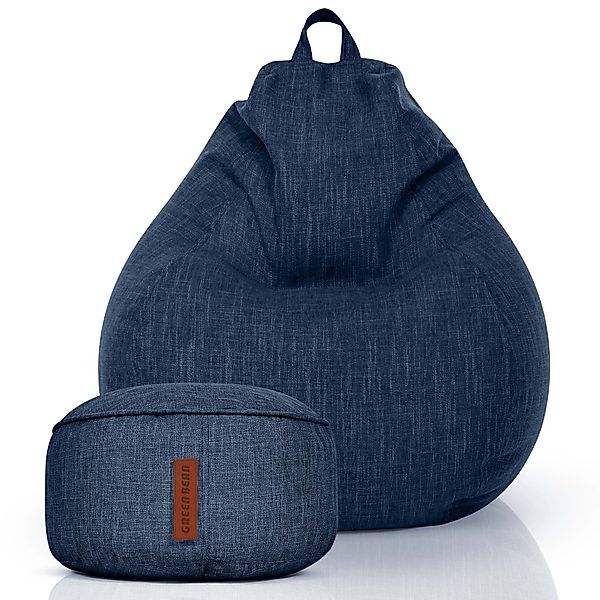 Green Bean Sitzsack Home-Linen (Indoor Riesensitzsack günstig online kaufen