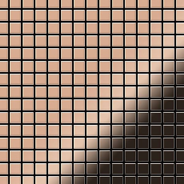 ALLOY Mosaik Fliese Massiv Metall Kupfer Gewalzt Kupfer 1,6mm Stark Mosaic- günstig online kaufen