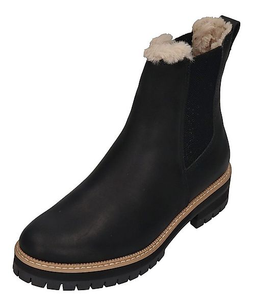 TOMS BENNET Chelseaboots Black Faux Fur günstig online kaufen
