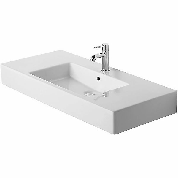 Duravit Waschbecken Vero 105 cm Weiß 1 Hahnloch WonderGliss günstig online kaufen