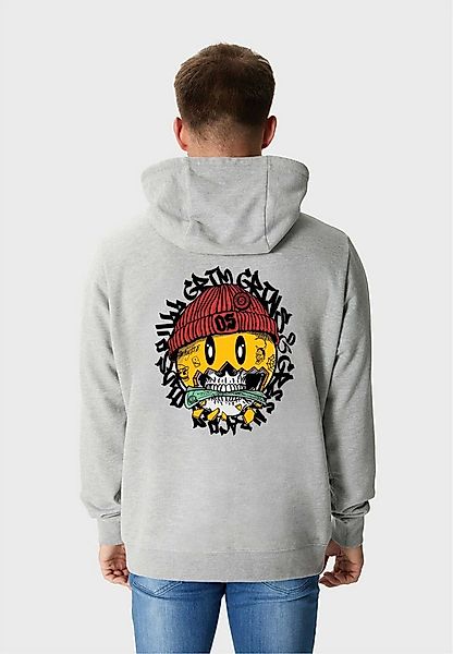 Oldskull Kapuzensweatshirt Xtreme Smiley Cash Skull Graphic Vintage-Vibe in günstig online kaufen