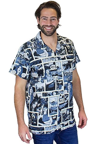 King Kameha Hawaiihemd Comic Funky Hawaii-Hemd günstig online kaufen