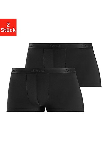 s.Oliver Hipster (Packung, 2-St) knapp sitzende Boxershorts aus weichem Mod günstig online kaufen
