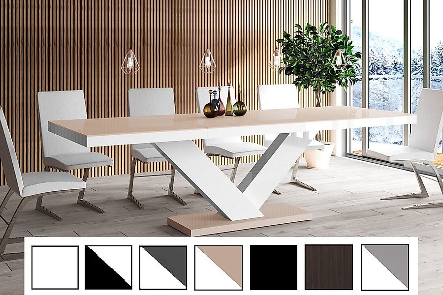designimpex Esstisch Tisch HE-999 Cappuccino / günstig online kaufen