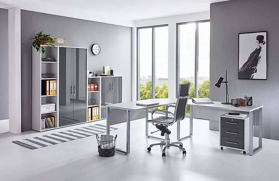 moebel-dich-auf Büromöbel-Set OFFICE EDITION, (abschließbar, 6-tlg., Set 4 günstig online kaufen