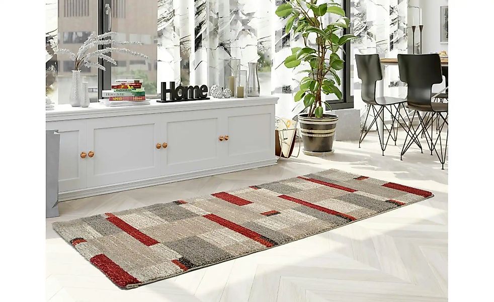 meinTeppich Hochflorteppich  Castle Beppo ¦ braun ¦ Synthetische Fasern ¦ M günstig online kaufen