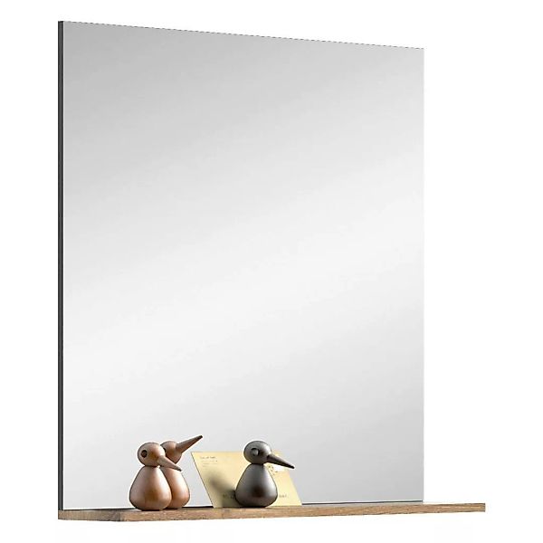 Wandspiegel Mason Nox Oak Nachbildung dunkelgrau B/H/T: ca. 90x84x16 cm günstig online kaufen
