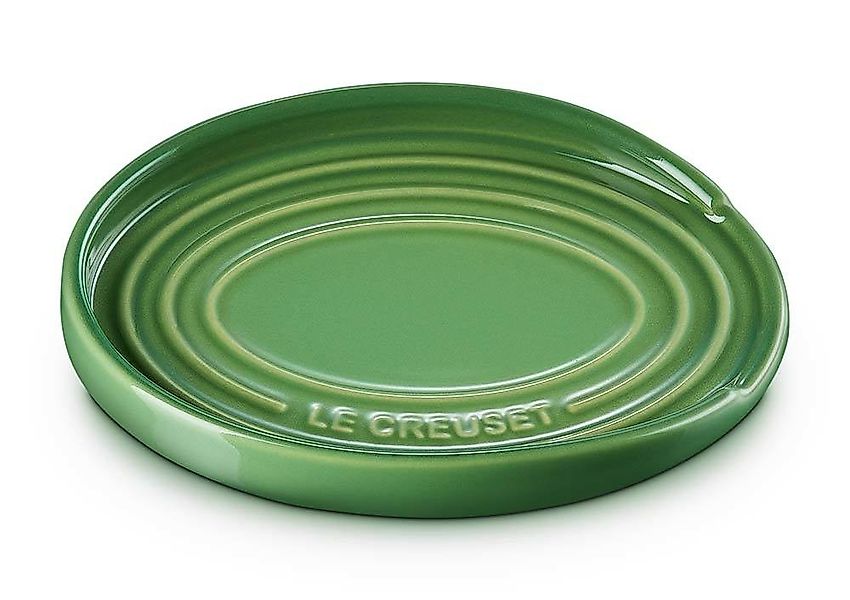 Le Creuset Kochlöffelablage Oval Kochlöffelhalter Steinzeug Bamboo Green günstig online kaufen