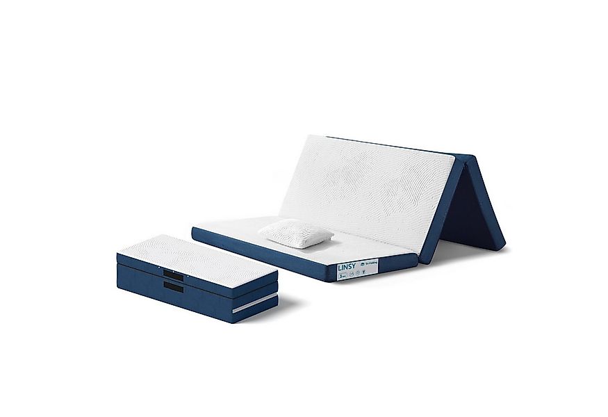 Klappmatratze 7,5 cm mit wasserdichtem Tencel-Bezug, faltbar und tragbar, L günstig online kaufen