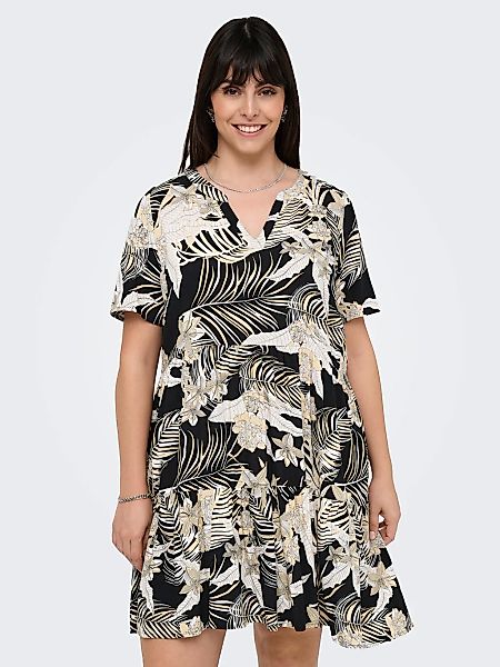 ONLY CARMAKOMA Minikleid "CARZALLY LIFE S/S THEA TUNIC DRESS NOOS" günstig online kaufen