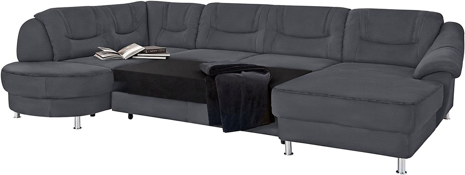 sit&more Wohnlandschaft »Salsa U-Form« mit Federkern, wahlweise mit Bettfun günstig online kaufen