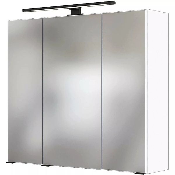 Held Spiegelschrank Rom Weiß 70 cm mit Softclose Türen günstig online kaufen