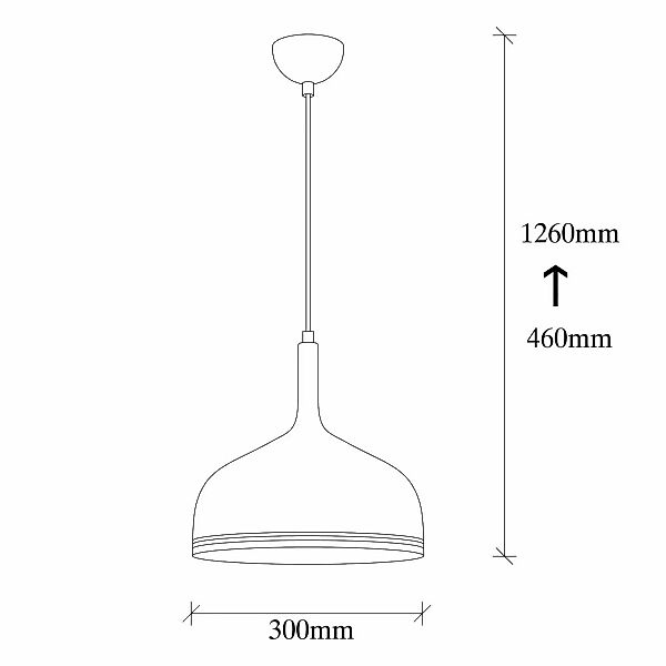 Hängeleuchte Berceste 187-S, weiß/gold, Metall, Ø 30 cm günstig online kaufen