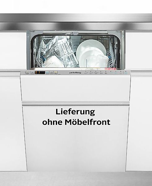 Privileg vollintegrierbarer Geschirrspüler "PV2IC10BS7LA0" 10 Maßgedecke Au günstig online kaufen