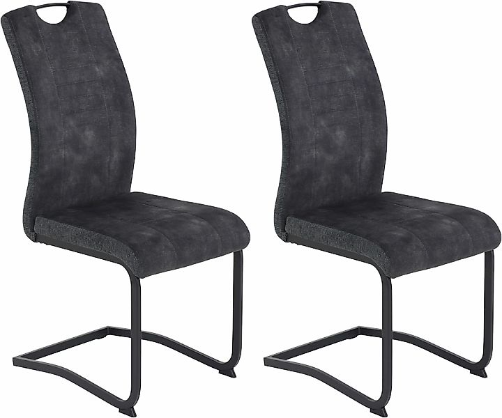 HELA Esszimmerstuhl "Tabea Freischwinger BESTSELLER verschiedene Stoffquali günstig online kaufen