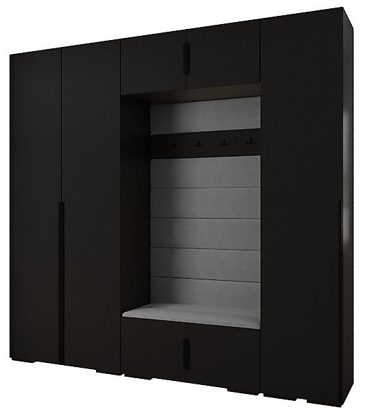ABIKS MÖBEL Kompaktgarderobe INOVA 1 SATZ 8 Möbelset, Garderobe mit Kleider günstig online kaufen