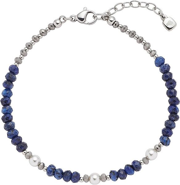 LEONARDO Armband Anjana, mit Sodalith - mit Glasperle, Perle (imitiert) günstig online kaufen