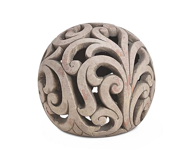 matches21 HOME & HOBBY Gartenfigur Ton Garten-Kugel als Vintage Gartenfigur günstig online kaufen