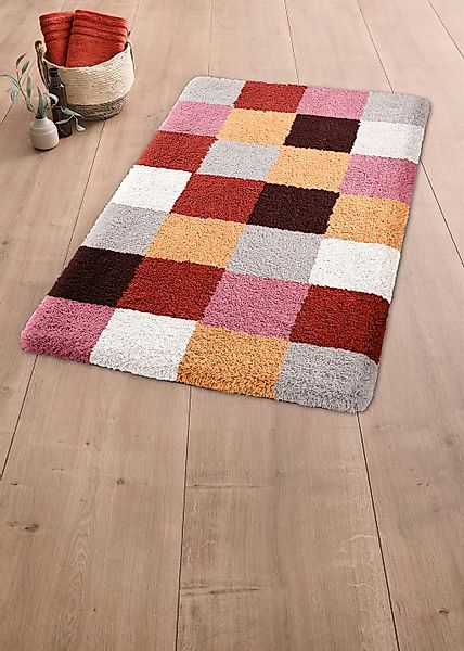 Kleine Wolke Badematte "Caro" Höhe 25 mm rutschhemmend beschichtet fußboden günstig online kaufen