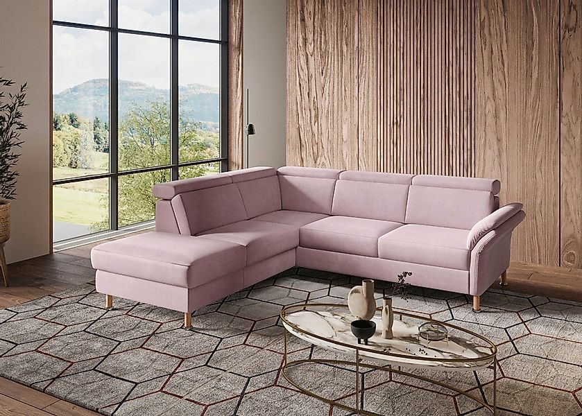 Home affaire Ecksofa »Calypso L-Form«, mit Relaxfunktion motorisch im Sofa günstig online kaufen