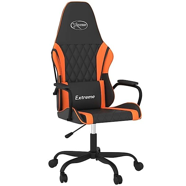 vidaXL Gaming-Stuhl mit Massagefunktion Schwarz und Orange Kunstleder 34553 günstig online kaufen