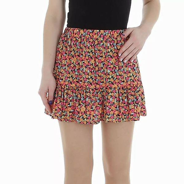 Ital-Design Minirock Damen Freizeit (85987220) Volants Ornamente Minirock i günstig online kaufen