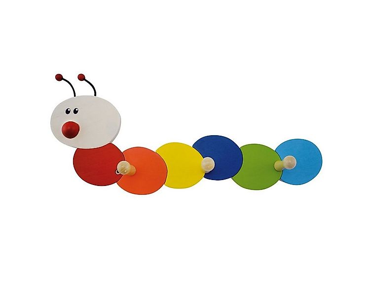 BIECO Garderobenhaken Bieco Garderobe Kinder Raupe Kindergarderobe Holz mit günstig online kaufen