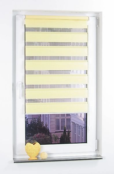 Liedeco Doppelrollo "Klemmfix DUO-Rollo YOUNG COLOURS" Lichtschutz ohne Boh günstig online kaufen