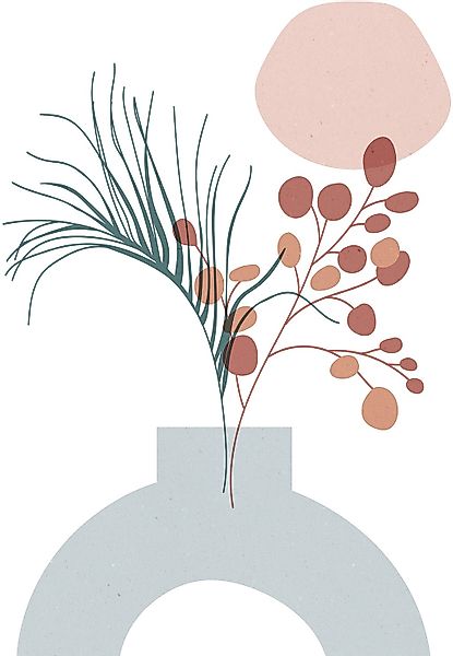 Komar Bild "Bohemian Vase" Natur 1 Stk. tlg. Wandbild zur Dekoration - ohne günstig online kaufen