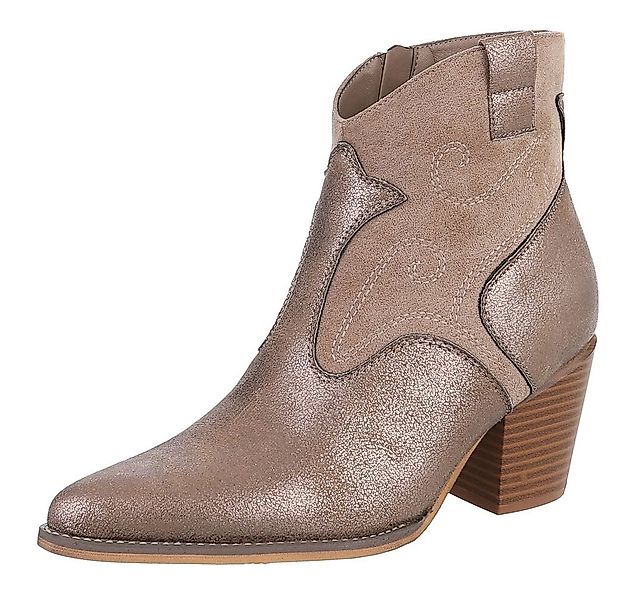 Ital-Design Eleganter Ankle Boot mit geschwungenen Details für Damen Wester günstig online kaufen