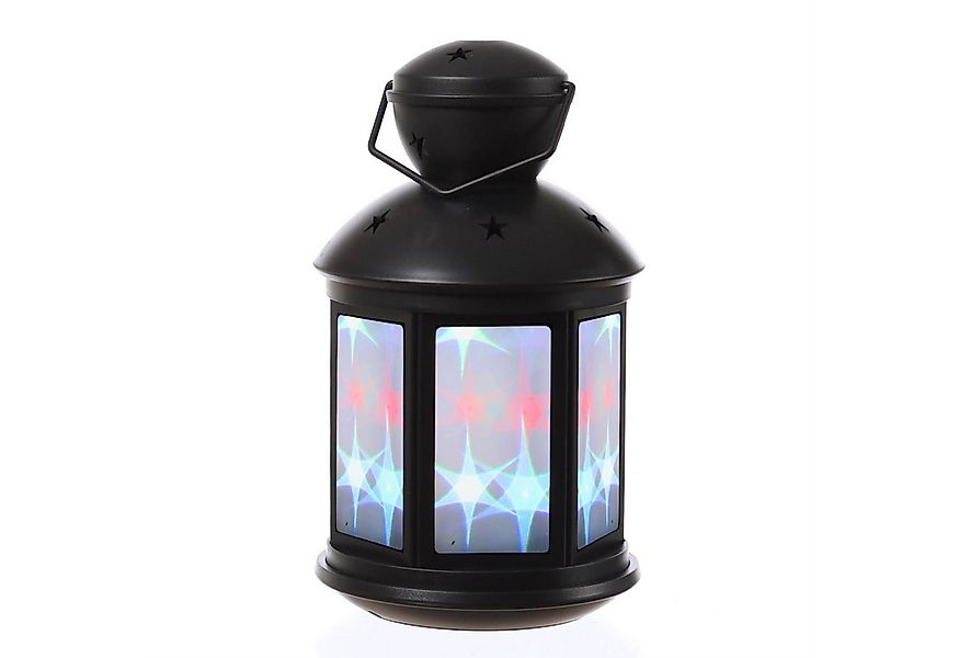 MARELIDA LED Laterne LED Laterne farbiges bewegtes Sternenmuster Sterneneff günstig online kaufen