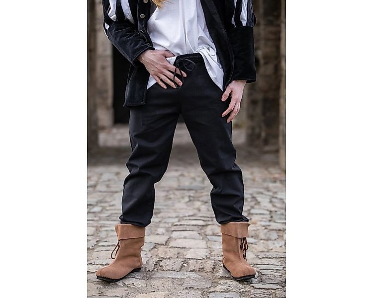 Leonardo Carbone Wikinger-Kostüm Mittelalter Hose mit Gummizug Schwarz "Vei günstig online kaufen