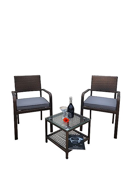 Ragnarök Möbel-Design Garten-Essgruppe Balkon Set, (Set, günstig online kaufen