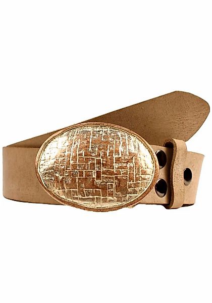 Rettungsring Gürtel Ledergürtel mit austauschbarer Schließe "Oval Gewebt Ro günstig online kaufen