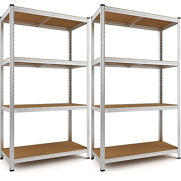 Schwerlastregal 2er-Set 170x75x30cm verzinkt 280kg günstig online kaufen