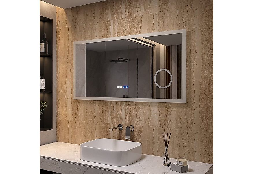 AQUABATOS LED-Lichtspiegel LED Badspiegel Spiegel Badezimmer mit Beleuchtun günstig online kaufen