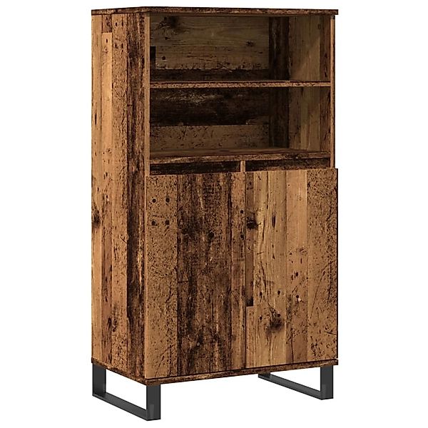 vidaXL Highboard Altholz-Optik 60x36x110 cm Holzwerkstoff 857460 günstig online kaufen
