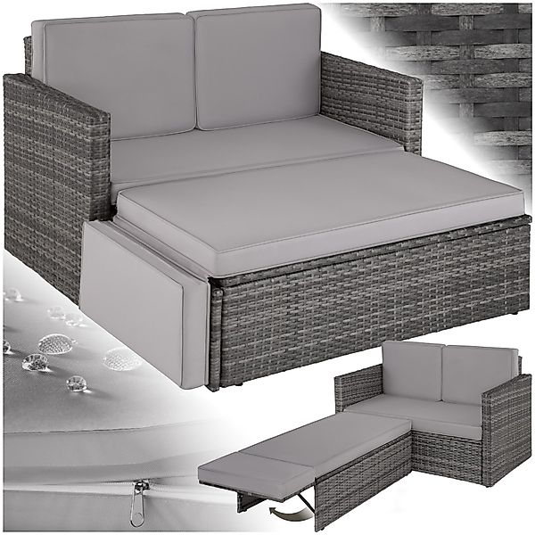 tectake Loungeset Rattan Lounge, (Set., 2-tlg), günstig online kaufen
