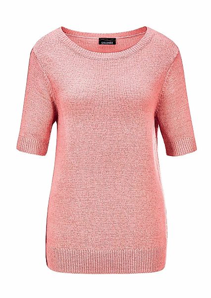 GOLDNER Rundhalspullover "Kurzgröße Pullover" günstig online kaufen